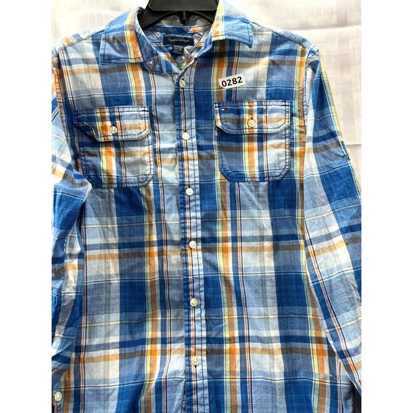 TOMMY HILFIGER, MEN SHIRT, long sleeve, SIZE XL (16-18), MULTICOLOR - Picture 9 of 9
